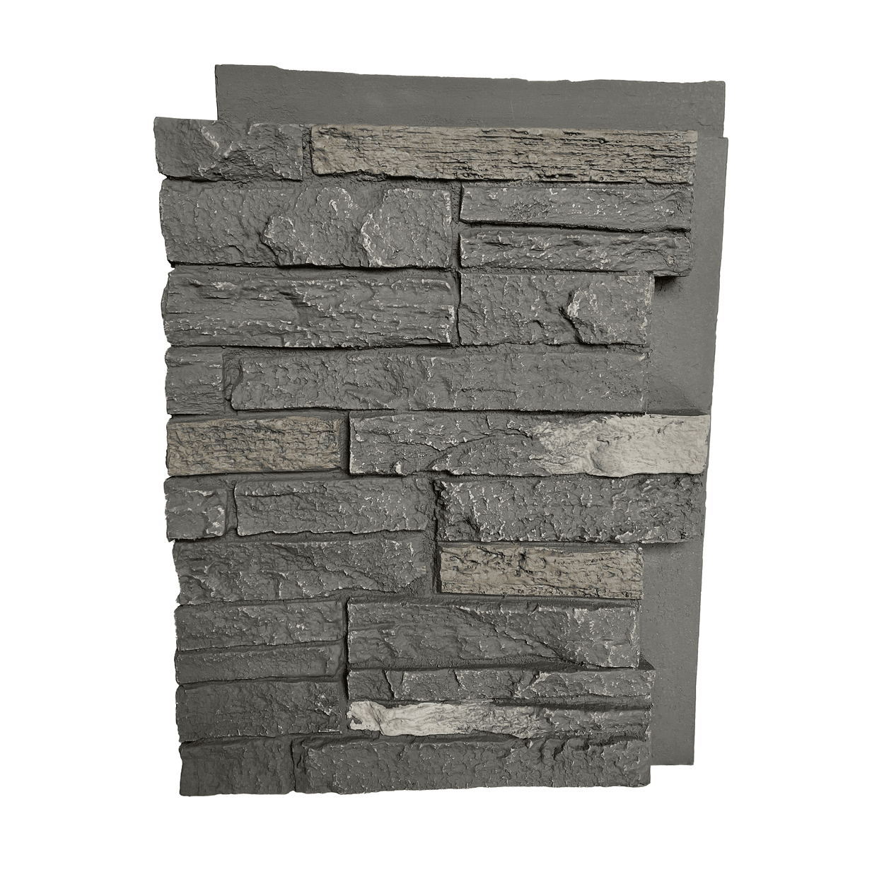 Rundle Ridge: Slatestone Outside Corner: 5.17 lnft per box/ 4 pieces/ 2 right and 2 left
