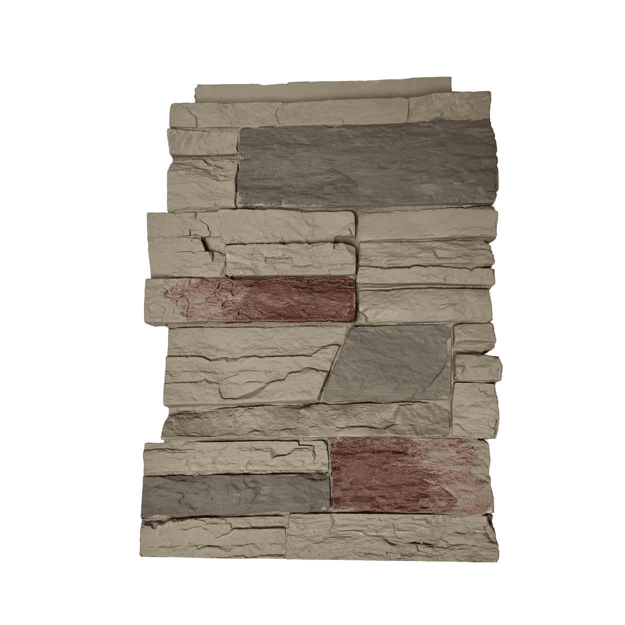 Teton Buff: Country Ledgestone Outside Corner: 5.17 lnft per box/ 4 pieces/ 2 right and 2 left