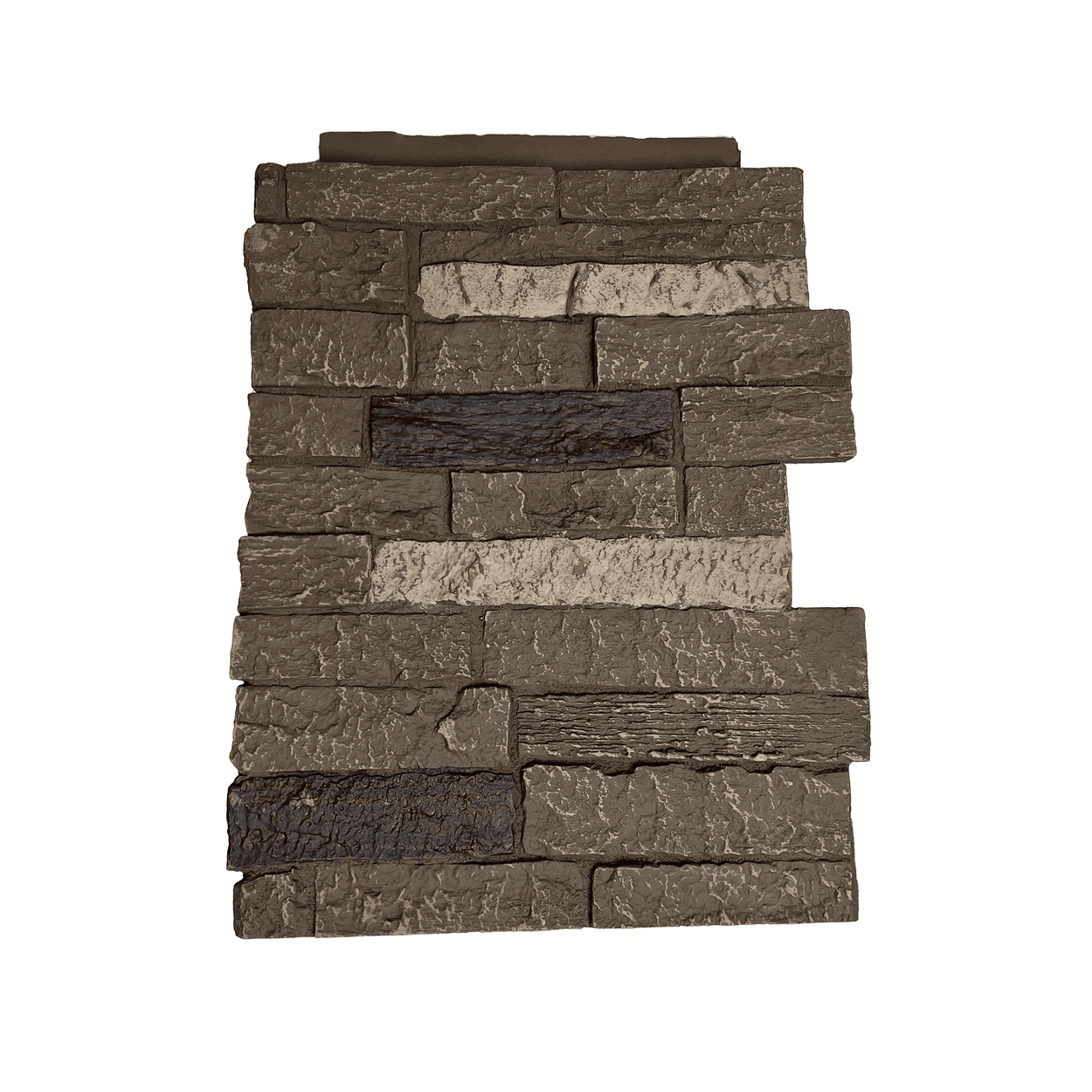 Brunswick Brown: Slatestone Outside Corner: 5.17 lnft per box/ 4 pieces/ 2 right and 2 left