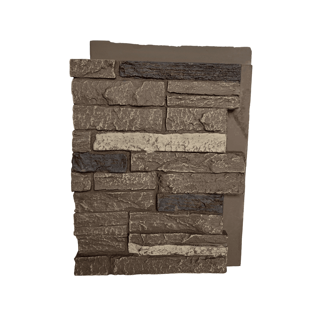 Brunswick Brown: Slatestone Outside Corner: 5.17 lnft per box/ 4 pieces/ 2 right and 2 left