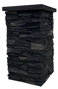 Andean Onyx: Country Ledgestone 30" Column Wrap