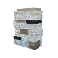 Thumbnail for Himalayan Brown: Country Ledgestone Esquina exterior: 5,17 lnft por caja / 4 piezas / 2 a la derecha y 2 a la izquierda 