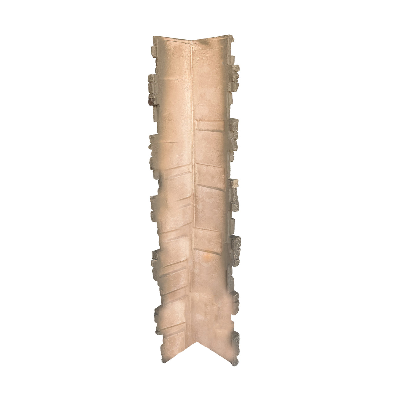 Sahara: Slatestone 41" Post Cover: 41" tall, 1 3/4" thick: 8" X 8" outside dimensions: one 2 piece post cover per box